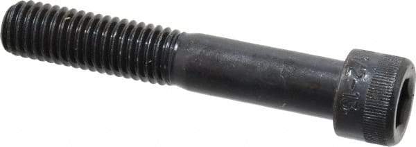 Made in USA - 1/2-13 UNC Hex Socket Drive, Socket Cap Screw - Alloy Steel, Black Oxide Finish, Partially Threaded, 3" Length Under Head - Eagle Tool & Supply