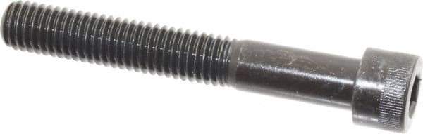 Made in USA - 1/2-13 UNC Hex Socket Drive, Socket Cap Screw - Alloy Steel, Black Oxide Finish, Partially Threaded, 3-1/2" Length Under Head - Eagle Tool & Supply