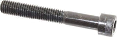 Made in USA - 1/2-13 UNC Hex Socket Drive, Socket Cap Screw - Alloy Steel, Black Oxide Finish, Partially Threaded, 3-1/2" Length Under Head - Eagle Tool & Supply