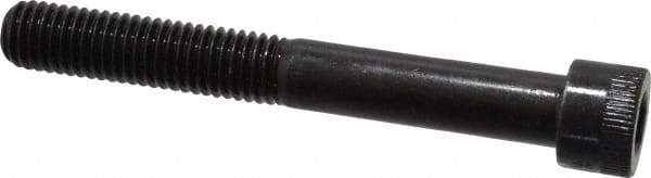 Made in USA - 1/2-13 UNC Hex Socket Drive, Socket Cap Screw - Alloy Steel, Black Oxide Finish, Partially Threaded, 4" Length Under Head - Eagle Tool & Supply