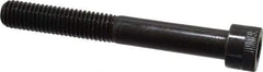 Made in USA - 1/2-13 UNC Hex Socket Drive, Socket Cap Screw - Alloy Steel, Black Oxide Finish, Partially Threaded, 4" Length Under Head - Eagle Tool & Supply