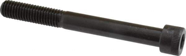 Made in USA - 1/2-13 UNC Hex Socket Drive, Socket Cap Screw - Alloy Steel, Black Oxide Finish, Partially Threaded, 4-1/2" Length Under Head - Eagle Tool & Supply
