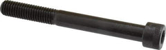 Made in USA - 1/2-13 UNC Hex Socket Drive, Socket Cap Screw - Alloy Steel, Black Oxide Finish, Partially Threaded, 4-1/2" Length Under Head - Eagle Tool & Supply