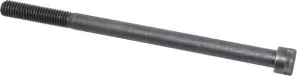Made in USA - 1/2-13 UNC Hex Socket Drive, Socket Cap Screw - Alloy Steel, Black Oxide Finish, Partially Threaded, 8" Length Under Head - Eagle Tool & Supply