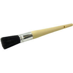 #6 13/16″ Oval Sash Brush, Black China Bristle, 2″ Trim Length, Plain Foam Handle - Eagle Tool & Supply