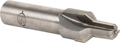 Scientific Cutting Tools - 0.347" Diam, 0.318" Small End Diam, 1/2" Straight Shank, 1.092" Flute, Taper Pipe Reamer - Eagle Tool & Supply