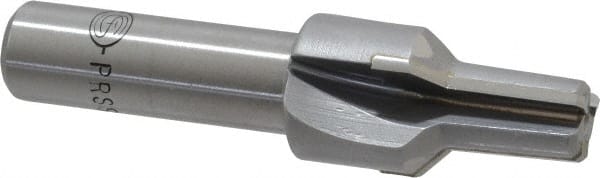Scientific Cutting Tools - 0.45" Diam, 0.409" Small End Diam, 1/2" Straight Shank, 1.405" Flute, Taper Pipe Reamer - Eagle Tool & Supply