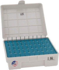 Meyer Gage - 50 Piece, 0.011-0.06 Inch Diameter Plug and Pin Gage Set - Minus 0.0001 Inch Tolerance, Class Z - Eagle Tool & Supply