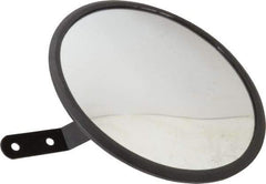 PRO-SAFE - Indoor & Outdoor Round Vehicle/Utility Safety, Traffic & Inspection Mirrors - Glass Lens, 8" Diam - Eagle Tool & Supply