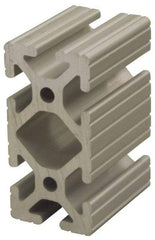 80/20 Inc. - 48 Inches Long x 1-1/2 Inches Wide x 3 Inches High, T Slotted Aluminum Extrusion - 2.0798 Square Inches, Clear Anodized Finish - Eagle Tool & Supply