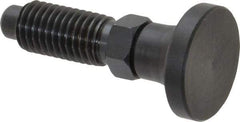 Gibraltar - M12x1.75, 25mm Thread Length, 0.314" Max Plunger Diam, 0.56 Lb Init to 1.8 Lb Final End Force, Knob Handle Plunger - Delrin Knob, 1.2" Body Length, 0.98" Length Under Head/Shoulder, 0.236" Plunger Projection - Eagle Tool & Supply