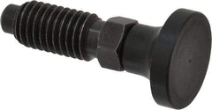 Gibraltar - 1/2-13, 1" Thread Length, 0.31" Max Plunger Diam, 0.5 Lb Init to 1.75 Lb Final End Force, Knob Handle Plunger - Delrin Knob, 1-1/4" Body Length, 1" Length Under Head/Shoulder, 1/4" Plunger Projection - Eagle Tool & Supply