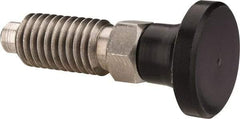 Gibraltar - M10x1.5, 20mm Thread Length, 0.236" Max Plunger Diam, 0.22 Lb Init to 2.02 Lb Final End Force, Knob Handle Plunger - Delrin Knob, 0.98" Body Length, 0.79" Length Under Head/Shoulder, 0.196" Plunger Projection - Eagle Tool & Supply