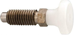 Gibraltar - M12x1.75, 25mm Thread Length, 0.314" Max Plunger Diam, 0.56 Lb Init to 1.8 Lb Final End Force, Knob Handle Plunger - Delrin Knob, 1.2" Body Length, 0.98" Length Under Head/Shoulder, 0.236" Plunger Projection - Eagle Tool & Supply