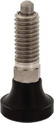 Gibraltar - M6x1.0, 13mm Thread Length, 0.118" Max Plunger Diam, 0.11 Lb Init to 0.34 Lb Final End Force, Knob Handle Plunger - Delrin Knob, 0.63" Body Length, 1/2" Length Under Head/Shoulder, 0.118" Plunger Projection - Eagle Tool & Supply