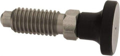 Gibraltar - 1/2-13, 1" Thread Length, 0.31" Max Plunger Diam, 0.5 Lb Init to 1.75 Lb Final End Force, Knob Handle Plunger - Delrin Knob, 1-1/4" Body Length, 1" Length Under Head/Shoulder, 1/4" Plunger Projection - Eagle Tool & Supply