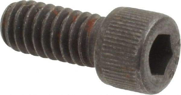 Value Collection - #12-24 UNC Hex Socket Drive, Socket Cap Screw - Alloy Steel, Black Oxide Finish, Fully Threaded, 1/2" Length Under Head - Eagle Tool & Supply