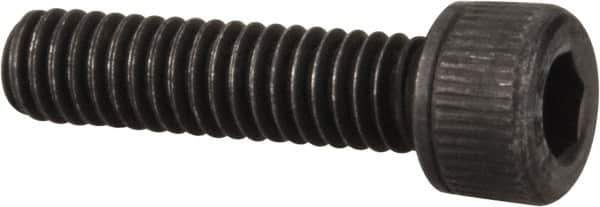 Value Collection - #5-44 UNF Hex Socket Drive, Socket Cap Screw - Alloy Steel, Black Oxide Finish, Fully Threaded, 1/2" Length Under Head - Eagle Tool & Supply