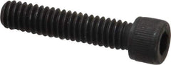 Value Collection - #12-24 UNC Hex Socket Drive, Socket Cap Screw - Alloy Steel, Black Oxide Finish, Fully Threaded, 1" Length Under Head - Eagle Tool & Supply