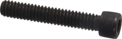 Value Collection - #12-24 UNC Hex Socket Drive, Socket Cap Screw - Alloy Steel, Black Oxide Finish, Fully Threaded, 1-1/4" Length Under Head - Eagle Tool & Supply