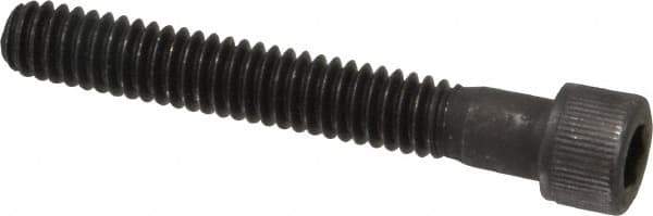 Value Collection - #12-24 UNC Hex Socket Drive, Socket Cap Screw - Alloy Steel, Black Oxide Finish, Partially Threaded, 1-1/2" Length Under Head - Eagle Tool & Supply