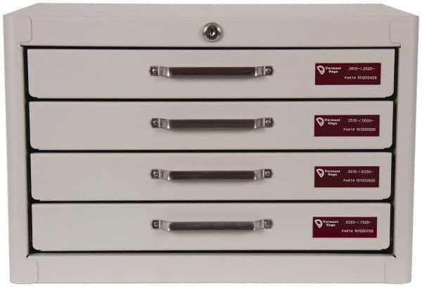 Vermont Gage - 690 Piece, 0.061-0.75 Inch Diameter Plug and Pin Gage Set - Minus 0.0002 Inch Tolerance, Class ZZ - Eagle Tool & Supply
