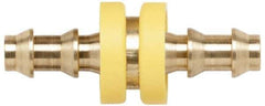 Coilhose Pneumatics - 1/2" ID Barbed Push On Splicer - Brass - Eagle Tool & Supply