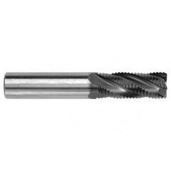 8mm Dia. - 64mm OAL - Bright CBD - Square End Roughing End Mill - 4 FL - Eagle Tool & Supply