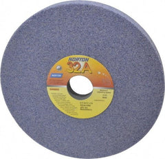 Norton - 8" Diam x 1-1/4" Hole x 3/4" Thick, I Hardness, 46 Grit Surface Grinding Wheel - Aluminum Oxide, Type 1, Coarse Grade, 3,105 Max RPM, Vitrified Bond, No Recess - Eagle Tool & Supply