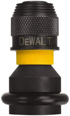 DeWALT - 1/2" Square Size Square to Hex Adapter - 1/4" Square Female Drive, 3" OAL - Eagle Tool & Supply