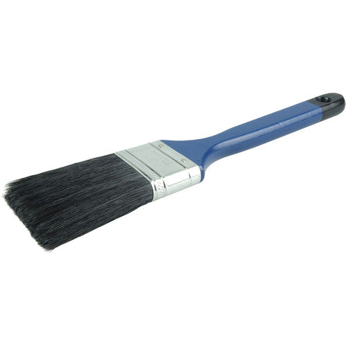 2″ Flat Sash Brush, Black China Bristle, 3″ Trim Length, Blue Foam Handle - Eagle Tool & Supply