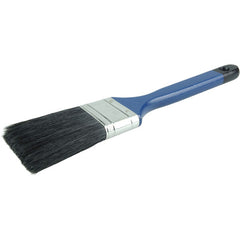 2″ Flat Sash Brush, Black China Bristle, 3″ Trim Length, Blue Foam Handle - Eagle Tool & Supply