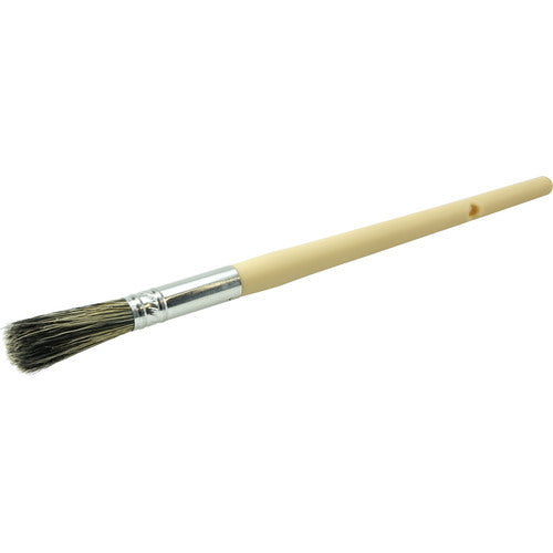 #2 7/16″ Round Sash Brush, Grey Bristle Fill, 1-3/4″ Trim Length, Plain Foam Handle - Eagle Tool & Supply