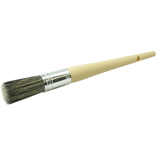 #6 13/16″ Round Sash Brush, Grey Bristle Fill, 2″ Trim Length, Plain Foam Handle - Eagle Tool & Supply