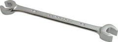 Proto - 3/8", Satin Finish, Combination Flare Nut Wrench - 6 Points, 5-11/16" OAL, Steel, Double End Head - Eagle Tool & Supply