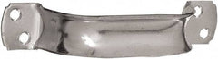 National Mfg. - 8-1/2" Long x 6.75" Wide, Steel Extra Heavy Duty Door Pull - Zinc Plated, 1-3/8" Grip Length - Eagle Tool & Supply