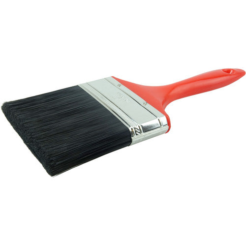 Vortec Pro 4″ Disposable Chip and Oil Brush, Black Synthetic, 2-3/4″ Trim Length, Plastic Handle - Eagle Tool & Supply