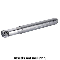 Kennametal - 6mm Cut Diam, 3mm Max Depth of Cut, 6mm Shank Diam, 150mm OAL, Indexable Ball Nose End Mill - 70mm Head Length, Straight Shank, KDMB Toolholder, KDM. 06.. Insert - Eagle Tool & Supply