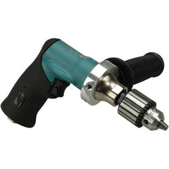 Dynabrade - 3/8" Keyed Chuck - Pistol Grip Handle, 500 RPM, 0.4 hp, 90 psi - Eagle Tool & Supply