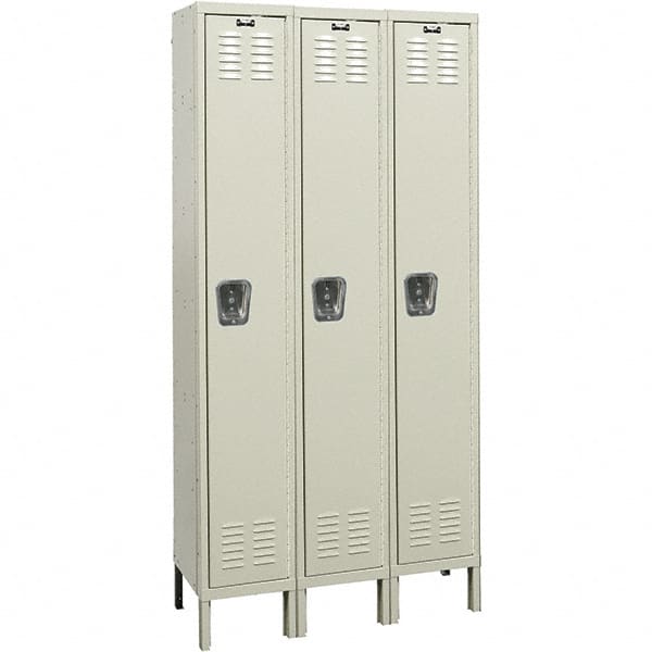 Hallowell - 3 Door, 1 Tier, Premium Wardrobe Lockers - Eagle Tool & Supply
