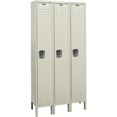 Hallowell - 3 Door, 1 Tier, Premium Wardrobe Lockers - Eagle Tool & Supply
