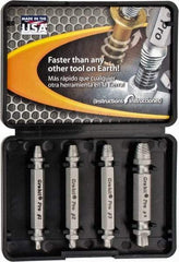 Alden - 4 Piece Bolt & Screw Extractor Set - 3/8" Drive - Eagle Tool & Supply