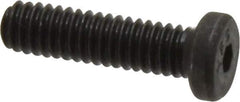 Value Collection - #8-32 UNC Hex Socket Drive, Low Socket Cap Screw - Alloy Steel, Black Oxide Finish, Fully Threaded, 5/8" Length Under Head - Eagle Tool & Supply