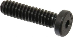 Value Collection - #10-24 UNC Hex Socket Drive, Low Socket Cap Screw - Alloy Steel, Black Oxide Finish, Fully Threaded, 3/4" Length Under Head - Eagle Tool & Supply