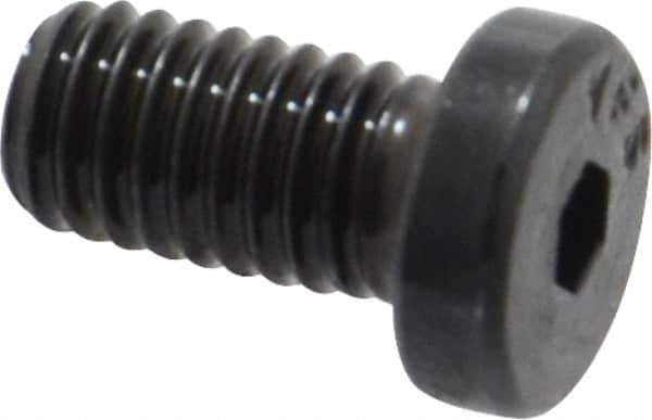 Value Collection - #10-32 UNF Hex Socket Drive, Low Socket Cap Screw - Alloy Steel, Black Oxide Finish, Fully Threaded, 3/8" Length Under Head - Eagle Tool & Supply