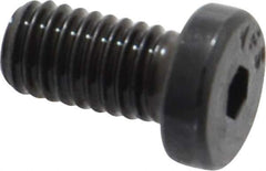 Value Collection - #10-32 UNF Hex Socket Drive, Low Socket Cap Screw - Alloy Steel, Black Oxide Finish, Fully Threaded, 3/8" Length Under Head - Eagle Tool & Supply
