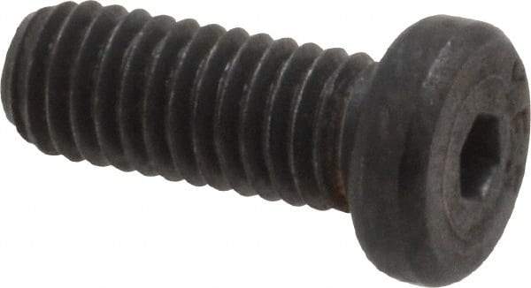 Value Collection - #10-32 UNF Hex Socket Drive, Low Socket Cap Screw - Alloy Steel, Black Oxide Finish, Fully Threaded, 1/2" Length Under Head - Eagle Tool & Supply