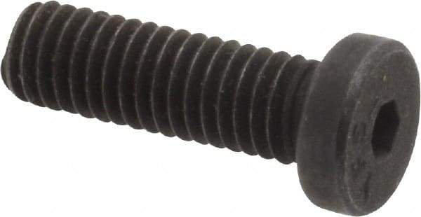 Value Collection - #10-32 UNF Hex Socket Drive, Low Socket Cap Screw - Alloy Steel, Black Oxide Finish, Fully Threaded, 5/8" Length Under Head - Eagle Tool & Supply
