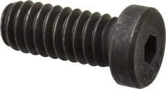 Value Collection - 1/4-20 UNC Hex Socket Drive, Low Socket Cap Screw - Alloy Steel, Black Oxide Finish, Fully Threaded, 5/8" Length Under Head - Eagle Tool & Supply