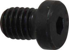 Value Collection - 3/8-16 UNC Hex Socket Drive, Low Socket Cap Screw - Alloy Steel, Black Oxide Finish, Fully Threaded, 1/2" Length Under Head - Eagle Tool & Supply